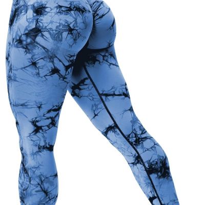 Womens High Waisted Seamless Workout Leggings Butt Lifting Gym Yoga Pants Booty
